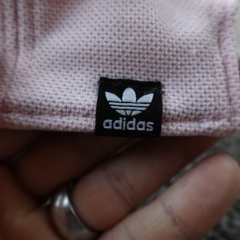 Adidas Hat Cap Mens One Size Pink Adjustable Strap Back Trefoil Patch Casual Gym